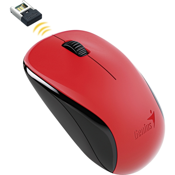 Мышь беспроводная Genius NX-7000 красная (31030016403)