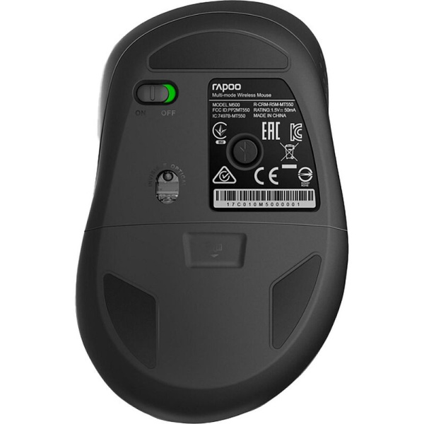 Мышь беспроводная Rapoo M500 черная (M500-BL)