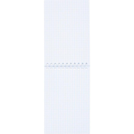 Блокнот Attache Selection Fluid A6 80 листов фиолетовый в клетку на спирали (101х145 мм)