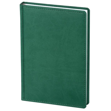 Ежедневник датированный 2022 год Attache Сиам искусственная кожа A5 180  листов зеленый (143x210 мм)