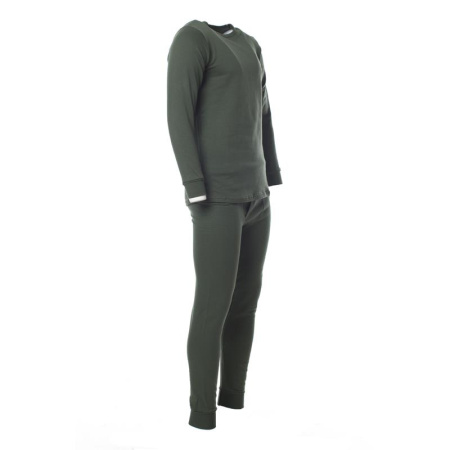 Белье нательное трикотаж хб оливковый с начесом (размер 44-46, рост 182-188)