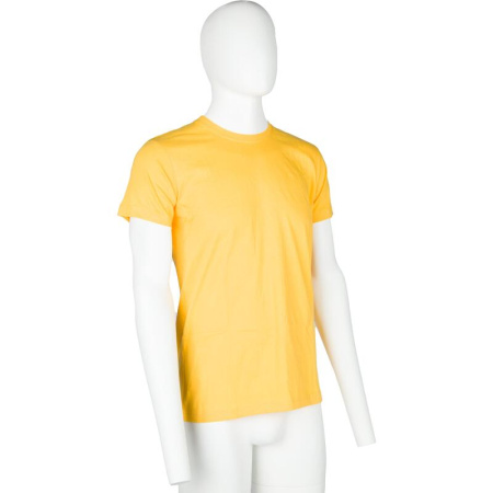 Футболка желтая короткий рукав 100% хлопок L (48-50) Футболка желтая короткий рукав 100% хлопок L (48-50)