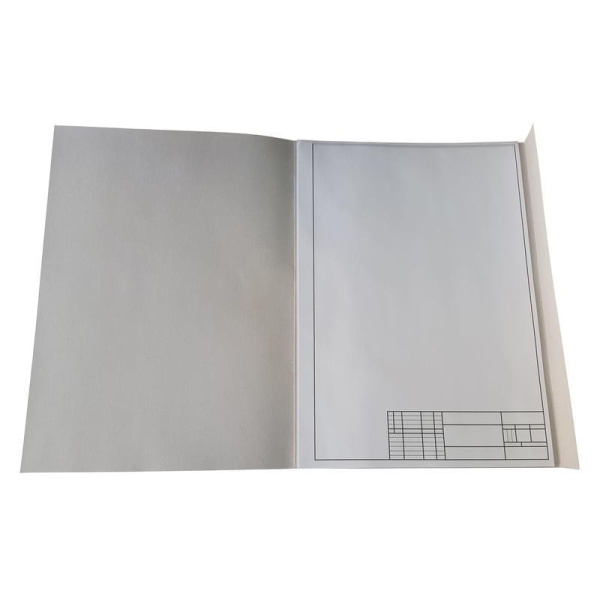 Папка для черчения Альт А3 7 листов с вертикальным штампом
