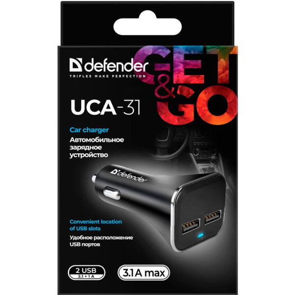 Зарядное устройство Defender UCA-31 (83597)