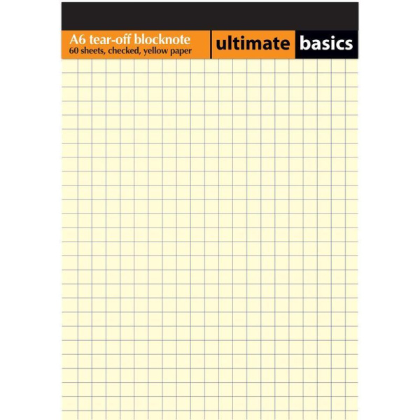 Блокнот Альт Ultimate Basics EasyGo А6 60 листов в клетку на склейке (105х148 мм) (артикул производителя 3-60-487)
