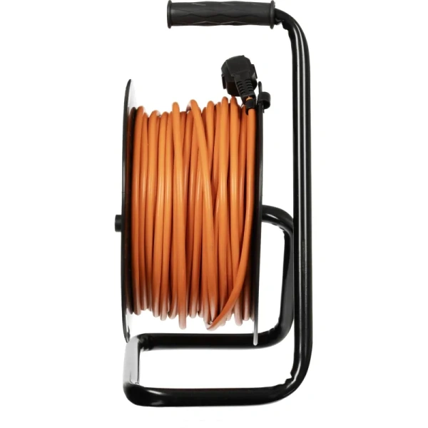 Удлинитель на катушке TOPFORT ПВС 3х2.5 кв.мм 50 м 16 А с заземлением 4  розетки (TEH303-189)