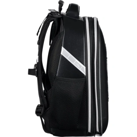 Ранец Комус Класс Basic Медвежонок анатомический чёрный с двумя  отделениями