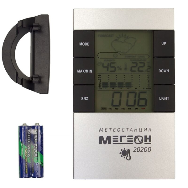 Термогигрометр настольный цифровой Мегеон 20200 (3388)