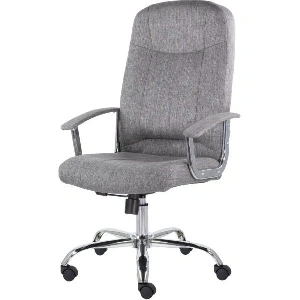 Кресло для руководителя Easy Chair СН-277 Бостон серое (ткань, металл)