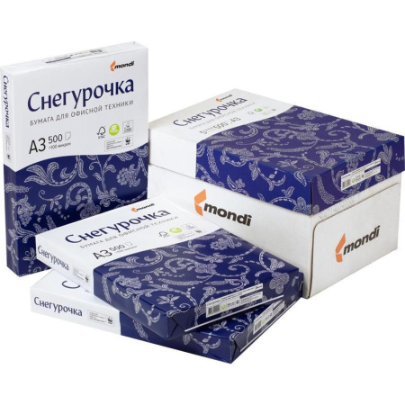 Бумага для офисной техники Снегурочка (А3, марка C, 80 г/кв.м, 500 листов) Бумага для офисной техники Снегурочка (А3, марка C, 80 г/кв.м, 500 листов)