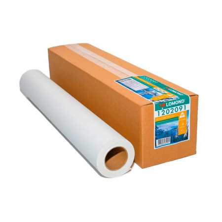 Бумага широкоформатная Lomond (180 г/кв.м, длина 30м ширина 610мм диаметр втулки 50,8мм 1 рулон в упаковке)