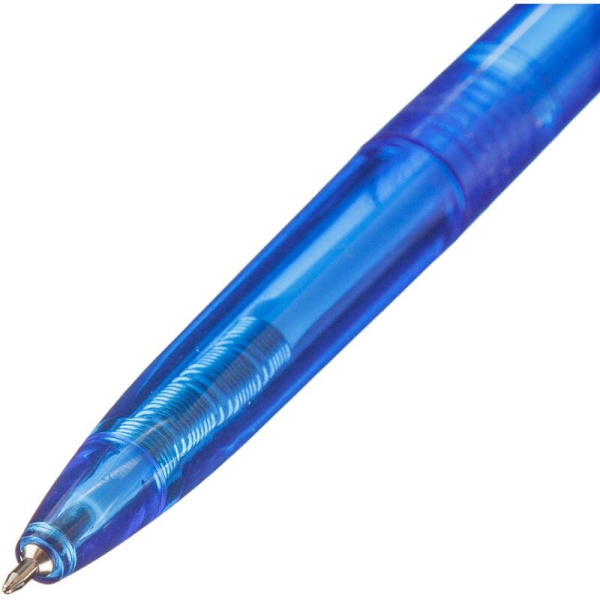 Ручка шариковая автоматическая Attache Ordinary синяя (толщина линии  0.35 мм)