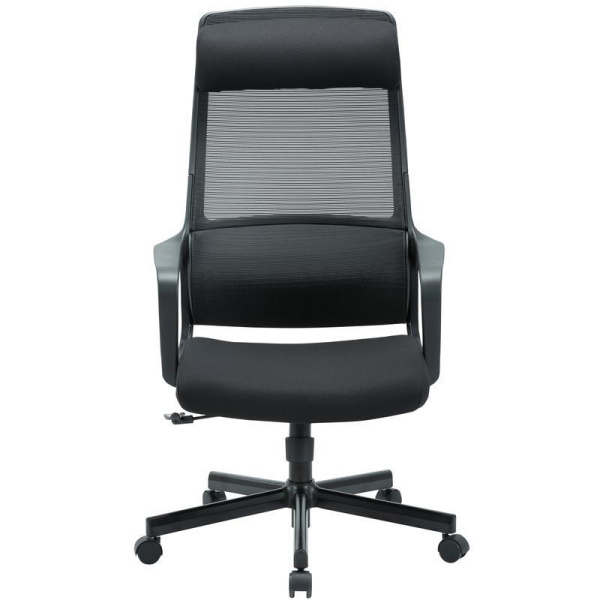 Кресло для руководителя Easy Chair 595 ТС черное (сетка/ткань, металл)