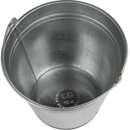 Ведро 15 л оцинкованная сталь