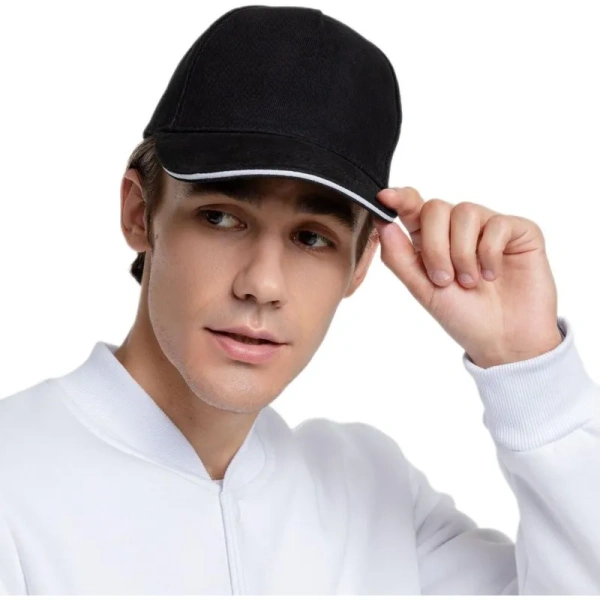 Бейсболка Проект 111 Classic чёрная (обхват 56-58)