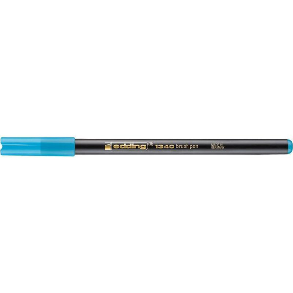 Ручка-кисть Edding 1340/85 светло-голубая (толщина линии 1-4 мм)