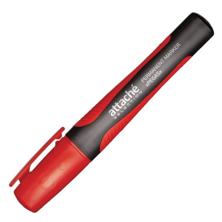 Маркер перманентный Attache Selection Pegas красный (толщина линии) 2-5 мм