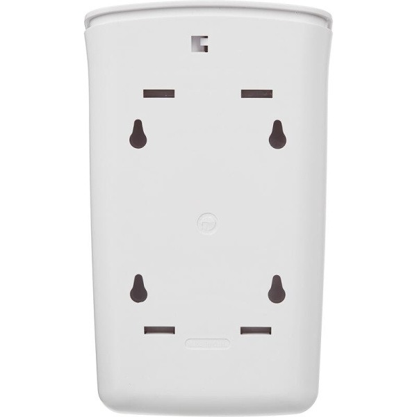 Двухкамерный дозатор для жидкого мыла/геля/шампуня Luscan Professional  Etalon пластиковый белый 2x0,55 л