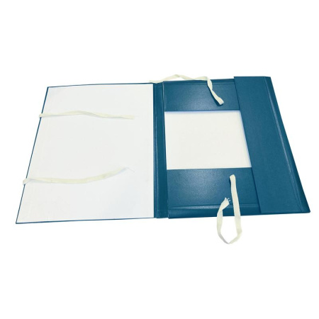 Папка архивная на 4-х завязках Эврика 50 мм (360х500 мм) картон/бумвинил  до 500 листов