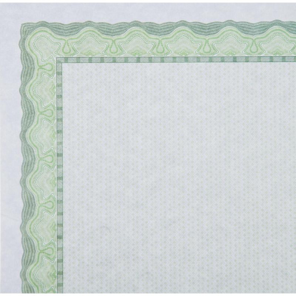 Сертификат-бумага А4 Attache зеленая 120 г/кв.м (50 листов в упаковке)