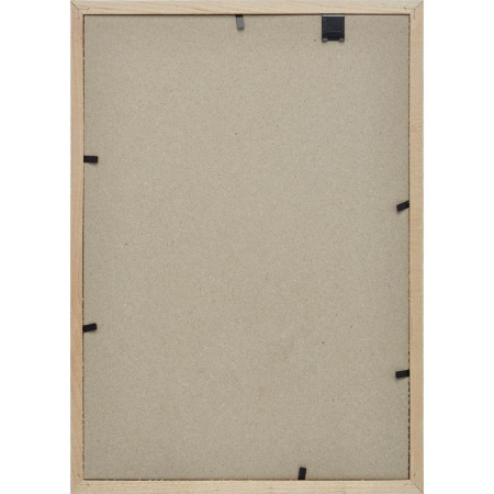 Рамка Зебра А4 21х30 см деревянный багет 15 мм белая