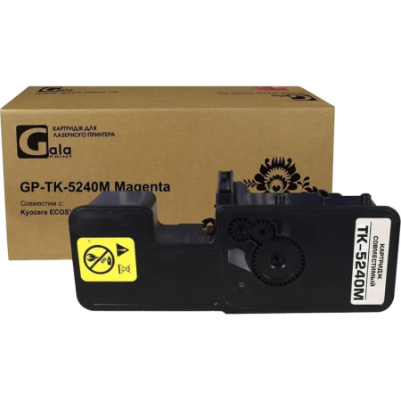 Тонер-картридж GalaPrint TK-5240M для Kyocera пурпурный совместимый