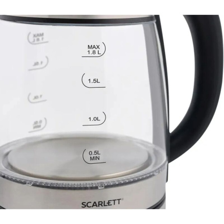Чайник электрический Scarlett SC-EK27G40 серебристый
