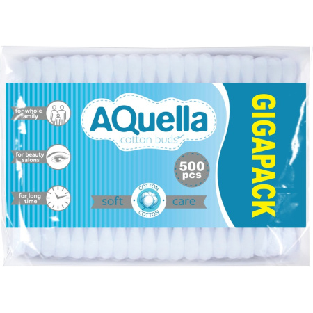Палочки ватные Aquella 500 штук