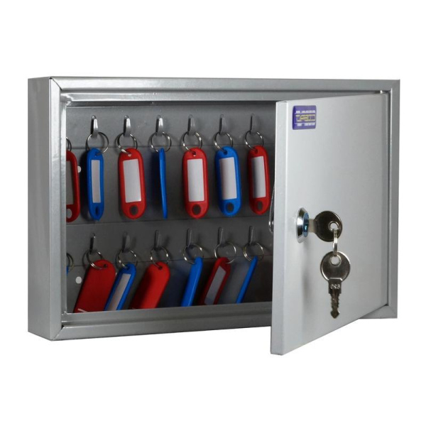 Шкаф для ключей Cobalt К-20 серый (на 20 ключей, металл)