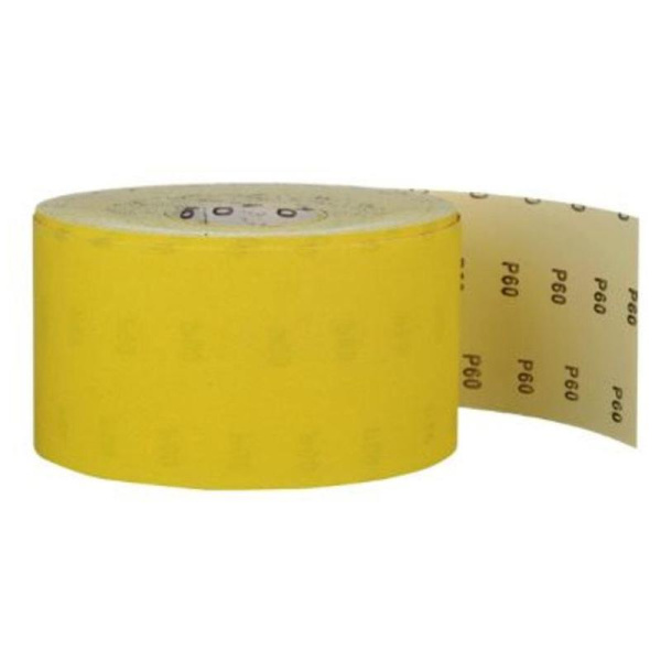 Бумага наждачная желтая в рулоне 115 мм х 5 м  P60 ABRAforce (500024546)