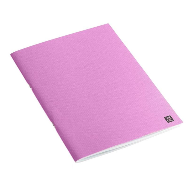 Бизнес-тетрадь Be Smart Color A5 40 листов розовая в клетку на скрепке  (150x210 мм)