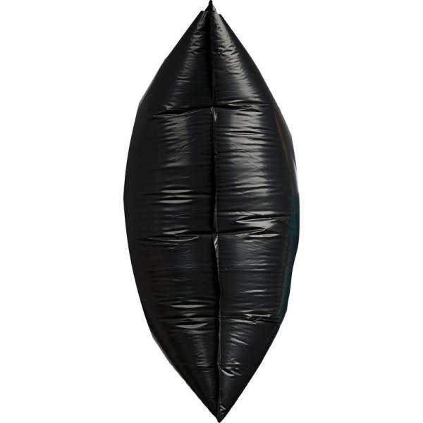 Мешки для мусора Удачные Супер 180 л черные (ПВД 45 мкм, 10 штук)