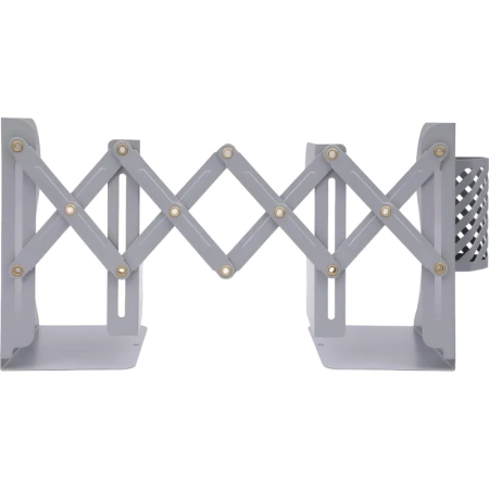 Подставка для книг Комус Класс металлическая серая