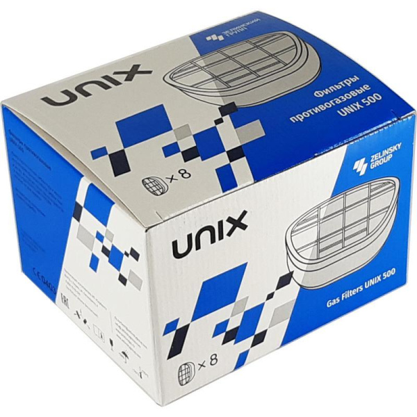 Патрон противогазовый Unix 531 марка АВЕК1 от аммиака/органических/неорганических и кислых газов (531)