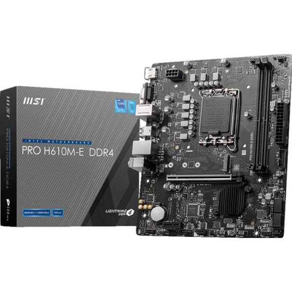 Материнская плата MSI Pro H610M-E