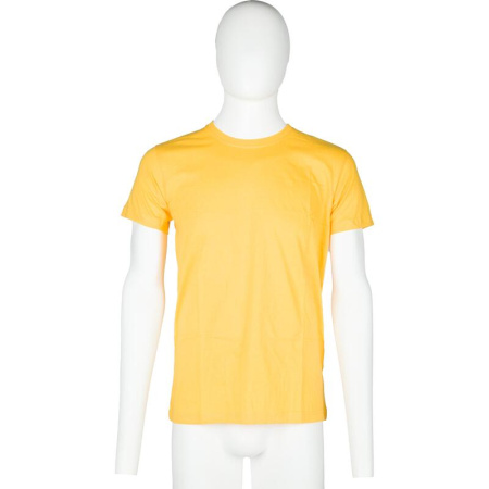 Футболка желтая короткий рукав 100% хлопок L (48-50) Футболка желтая короткий рукав 100% хлопок L (48-50)
