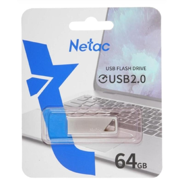 Флеш-память USB 2.0 64 ГБ Netac U326 (NT03U326N-064G-20PN)