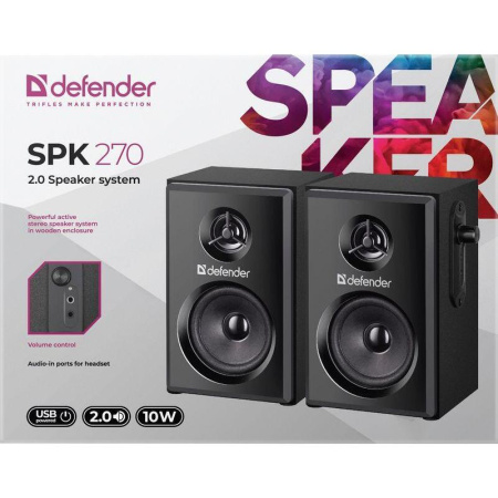 Колонки 2.0 Defender SPK 270 (65105) Колонки 2.0 Defender SPK 270 (65105)