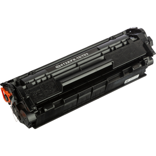 Картридж лазерный Retech Q2612A/FX-10/703 для HP/Canon черный  совместимый