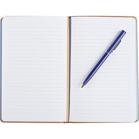 Бизнес-тетрадь Attache Light Book A5 112 листов оранжевая в линейку на сшивке (140x202 мм)