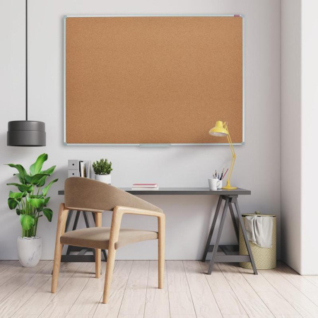 Доска пробковая 90х120 см Attache Iron