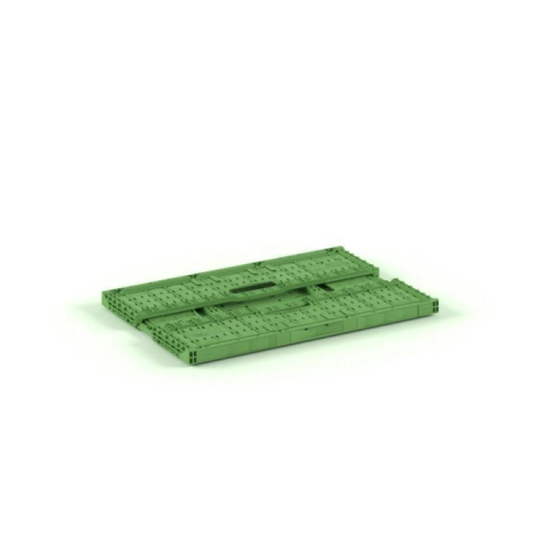 Ящик (лоток) универсальный из ПНД 600x400x180 мм зеленый ударопрочный морозостойкий
