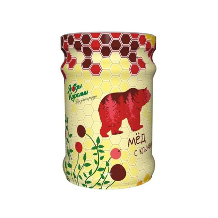 Мед Ягоды Карелии с клюквой 320 г