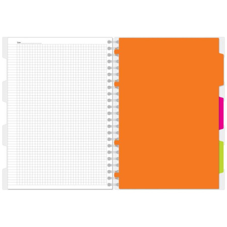 Бизнес-тетрадь Attache Selection Spiral Book A4 140 листов салатовая в клетку на спирали (230x298 мм)