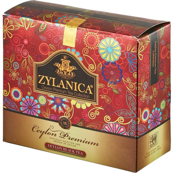 Чай Zylanica Ceylon Premium Collection черный 100 пакетиков