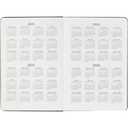 Ежедневник недатированный Attache искусственная кожа А5 136 листов серый  (140x200 мм)