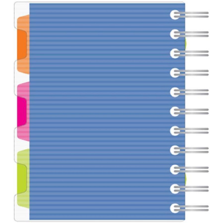 Бизнес-тетрадь Attache Selection Spiral Book A6 140 листов синяя в клетку на спирали (125x146 мм)