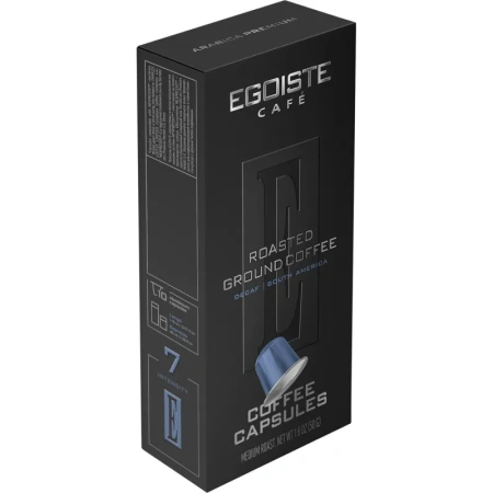 Кофе в капсулах для кофемашин Egoiste Decaf (10 штук в упаковке)
