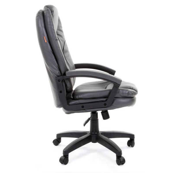 Кресло для руководителя Chairman 668 LT серое (экокожа, пластик)
