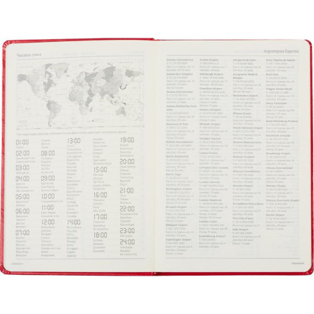 Ежедневник недатированный Bruno Visconti Megapolis искусственная кожа А5  160 листов красный (142x214 мм) Ежедневник недатированный Bruno Visconti Megapolis искусственная кожа А5  160 листов красный (142x214 мм)